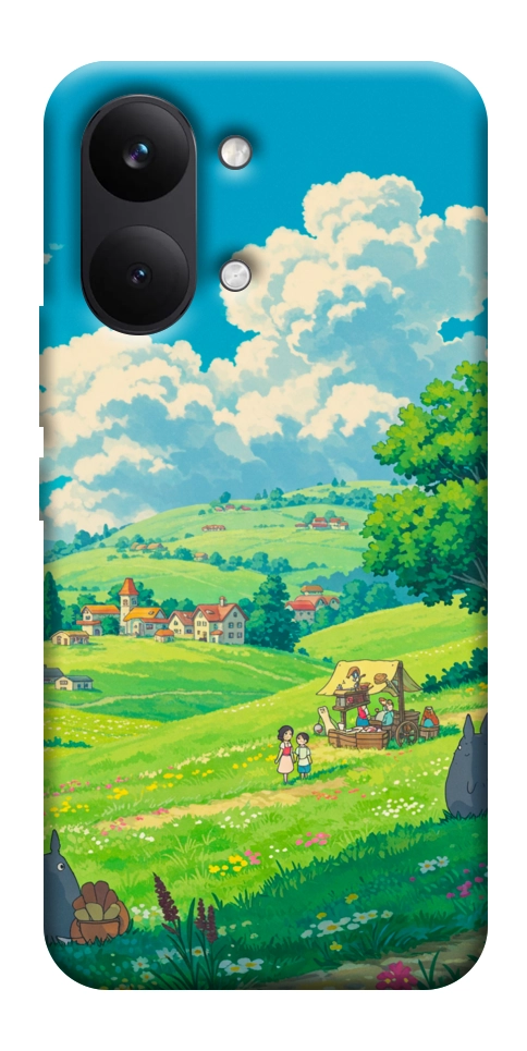 Чехол Miyazaki landscape для Xiaomi Poco X8 Pro Max