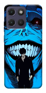 Чехол Solo leveling blue vibe для Motorola Moto G17
