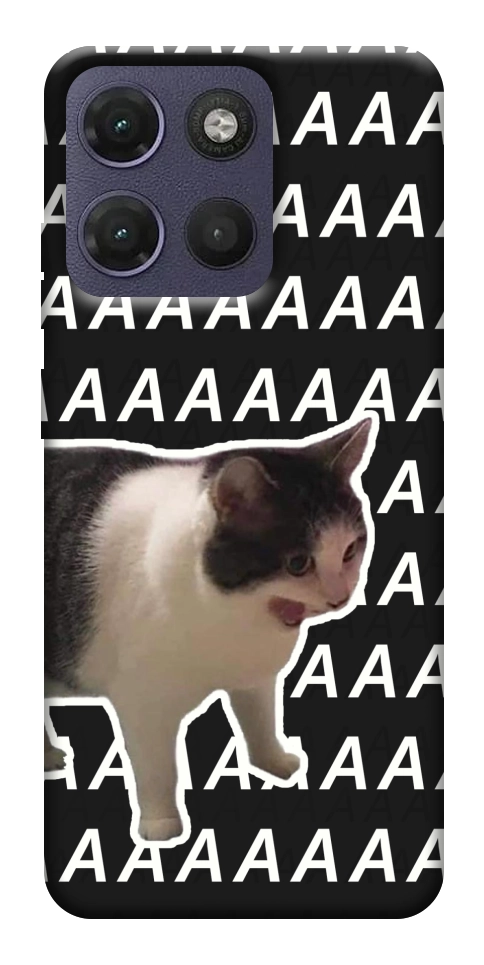 Чехол Сat screaming для Motorola Moto G17