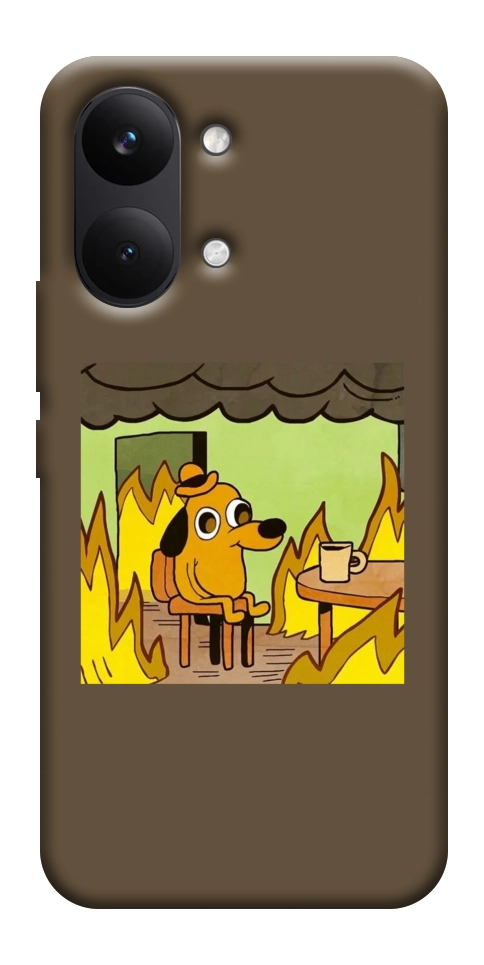 Чехол Dog in the fire для Xiaomi Poco X8 Pro Max