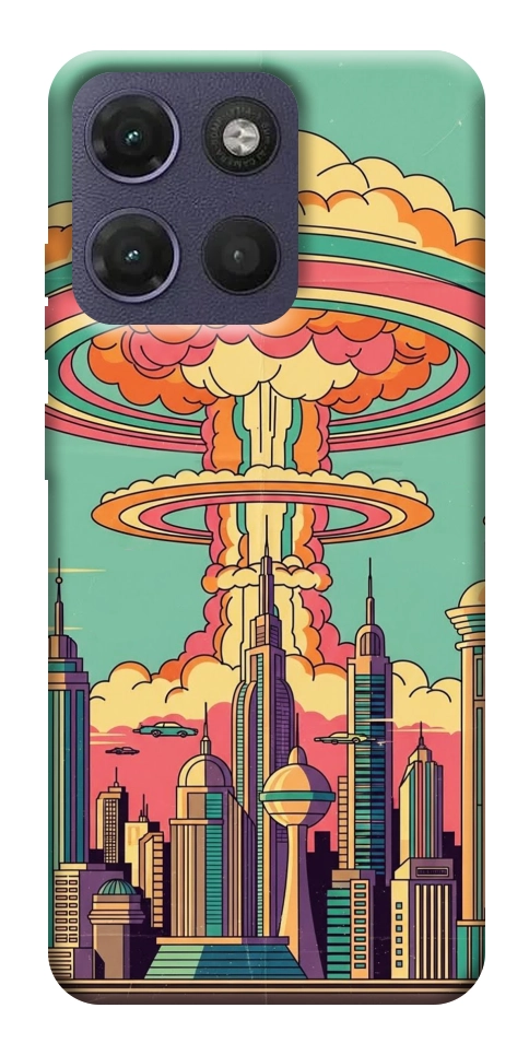 Чехол Сolorful explosion для Motorola Moto G17