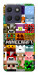 Чехол Minecraft collage для Motorola Moto G17