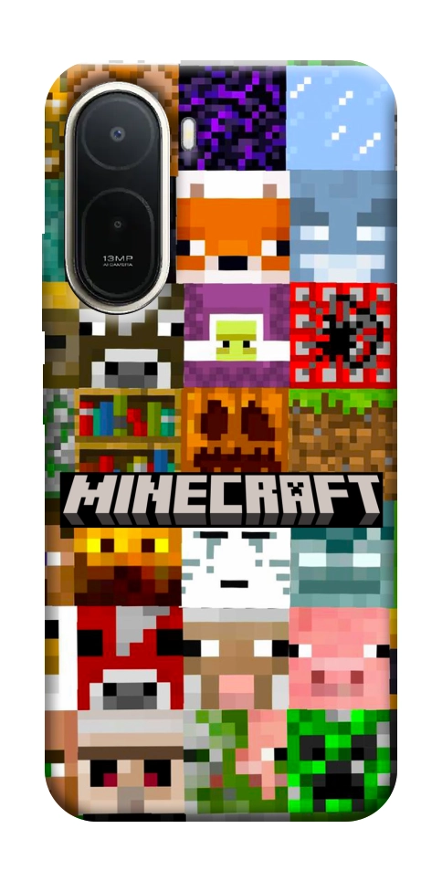 Чохол Minecraft collage для Xiaomi Redmi A7 Pro 4G