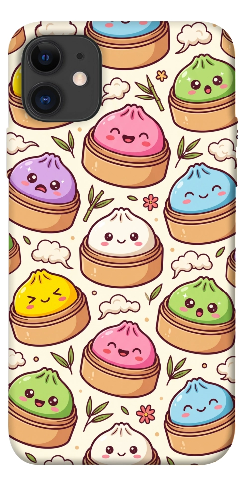 Чехол Pattern dumpling для iPhone 11
