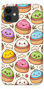 Чехол Pattern dumpling для iPhone 11