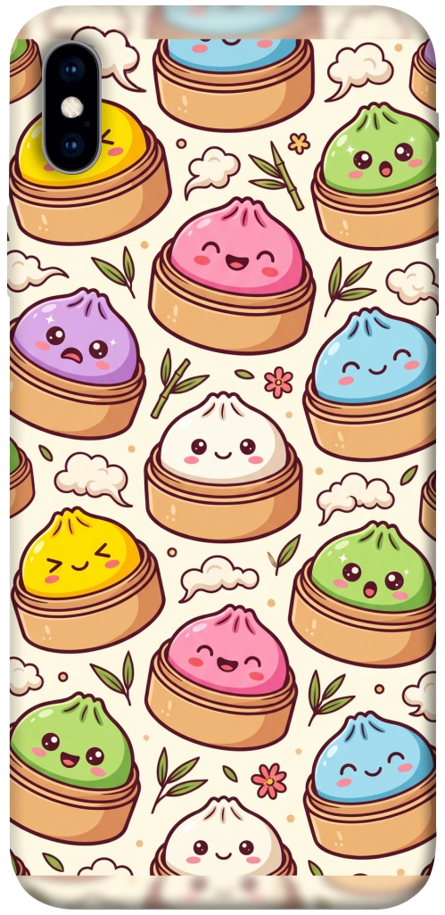 Чехол Pattern dumpling для iPhone XS Max