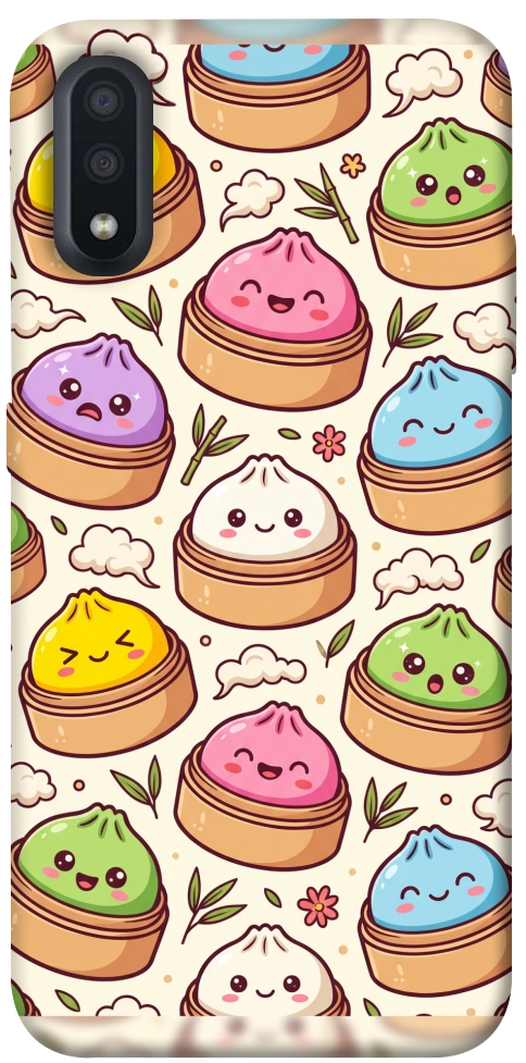 Чехол Pattern dumpling для Galaxy A01