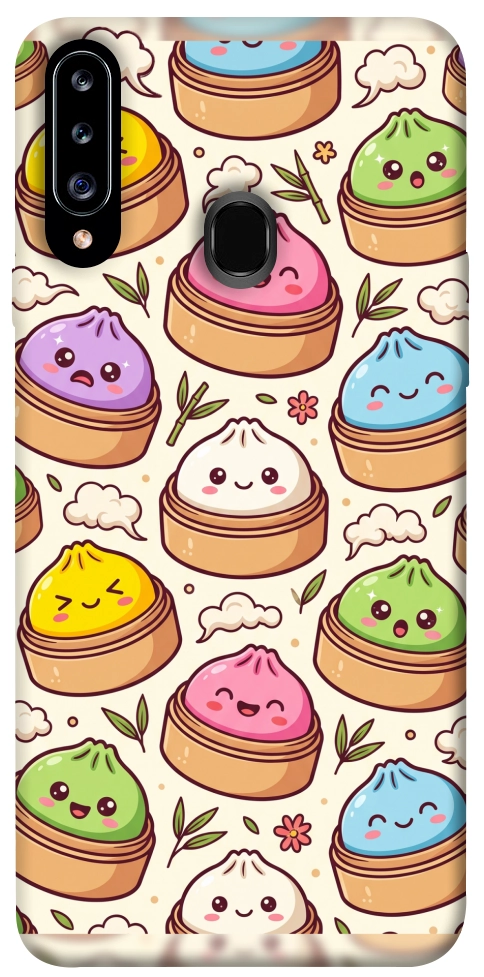 Чехол Pattern dumpling для Galaxy A20s (2019)