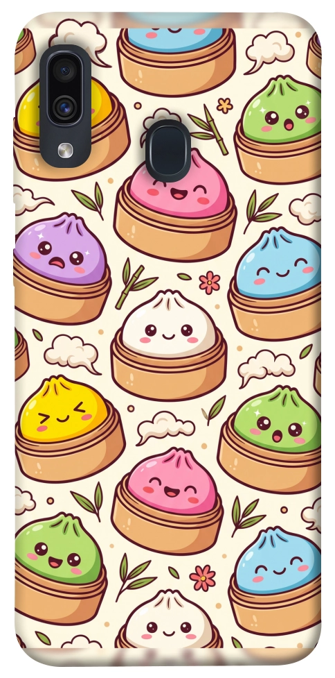 Чехол Pattern dumpling для Galaxy A30 (2019)