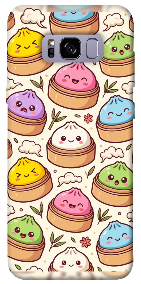 Чехол Pattern dumpling для Galaxy S8+