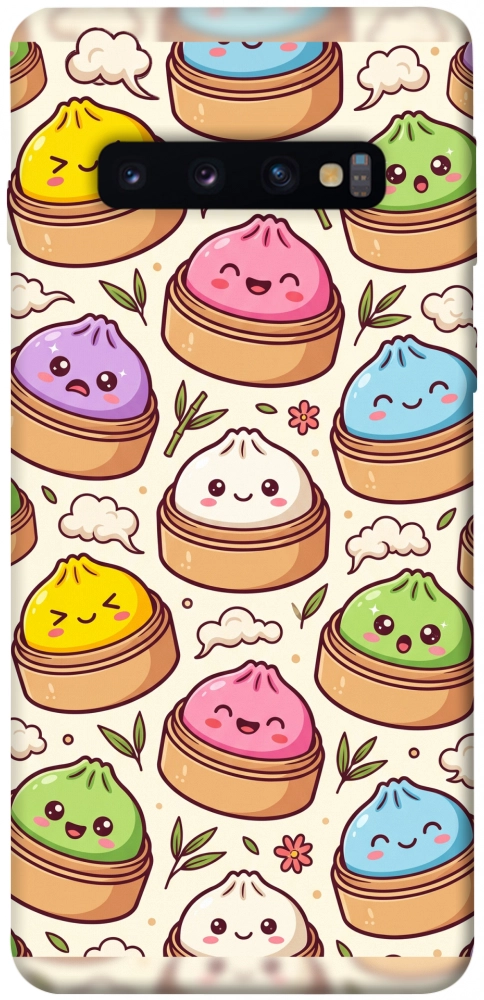 Чехол Pattern dumpling для Galaxy S10 (2019)