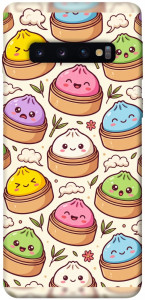 Чехол Pattern dumpling для Galaxy S10 (2019)