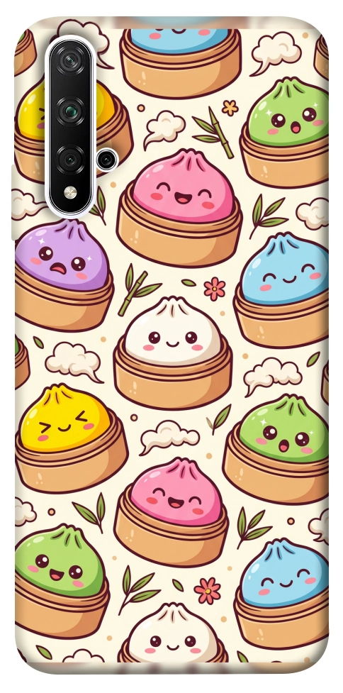 Чехол Pattern dumpling для Huawei Honor 20