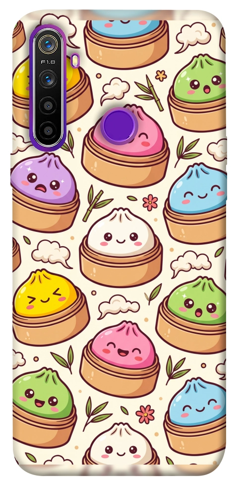 Чехол Pattern dumpling для Realme 5
