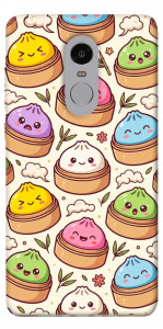 Чехол Pattern dumpling для Xiaomi Redmi Note 4X