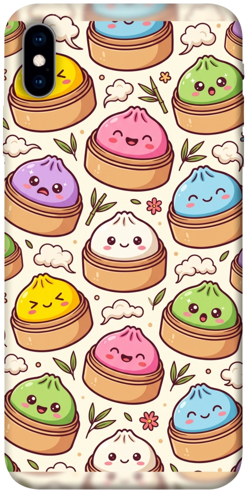 Чохол Pattern dumpling для iPhone XS