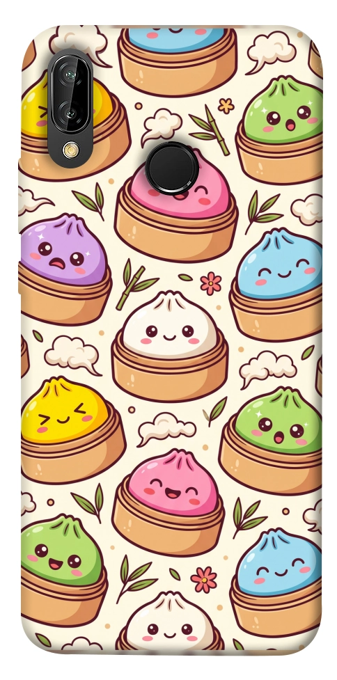 Чехол Pattern dumpling для Huawei P20 Lite