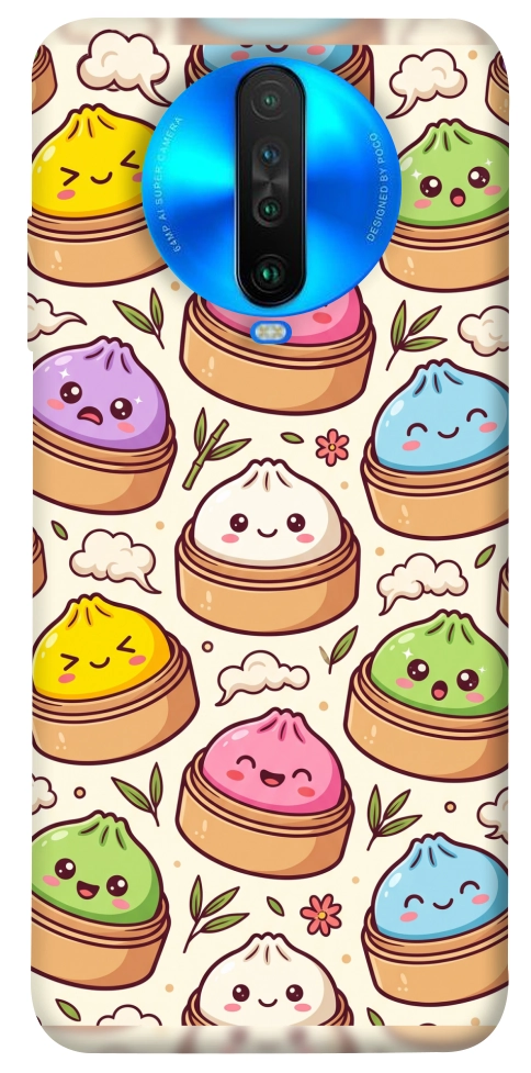 Чехол Pattern dumpling для Xiaomi Poco X2