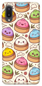 Чехол Pattern dumpling для Galaxy A02