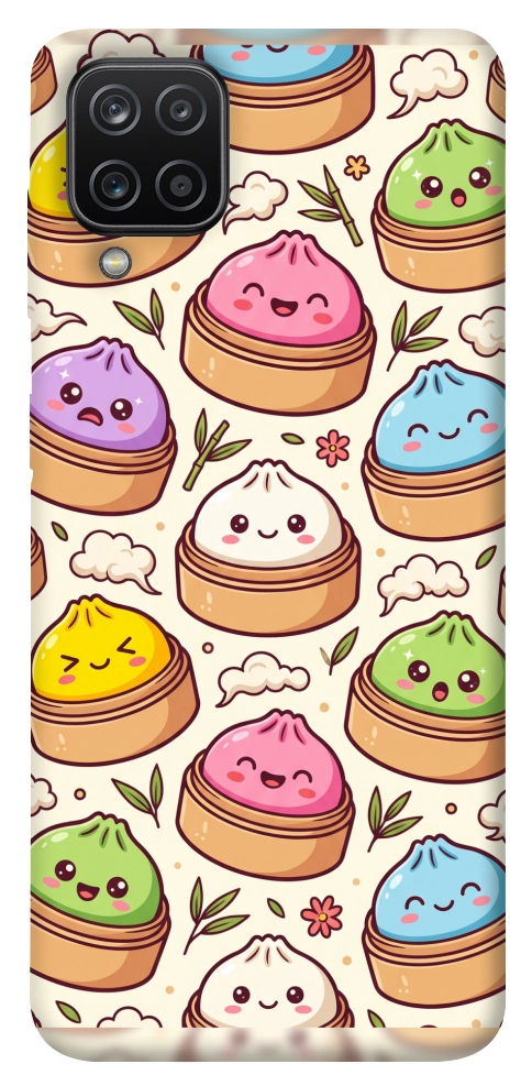 Чехол Pattern dumpling для Galaxy A12