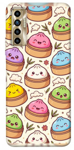 Чехол Pattern dumpling для TECNO Camon 17P