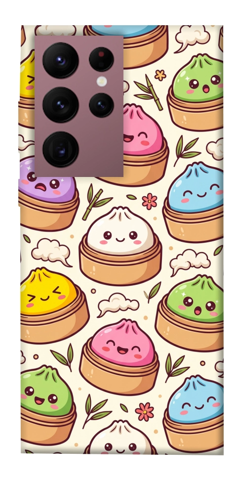 Чехол Pattern dumpling для Galaxy S22 Ultra