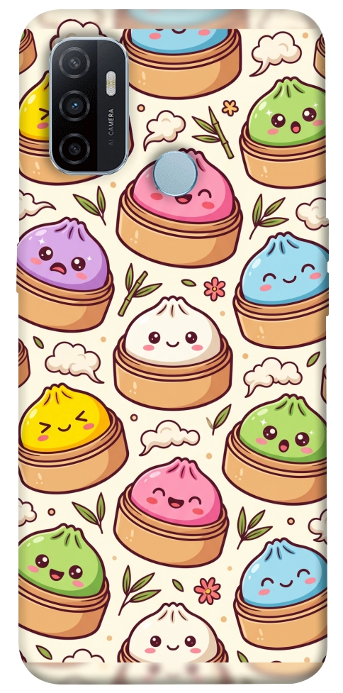 Чехол Pattern dumpling для Oppo A32