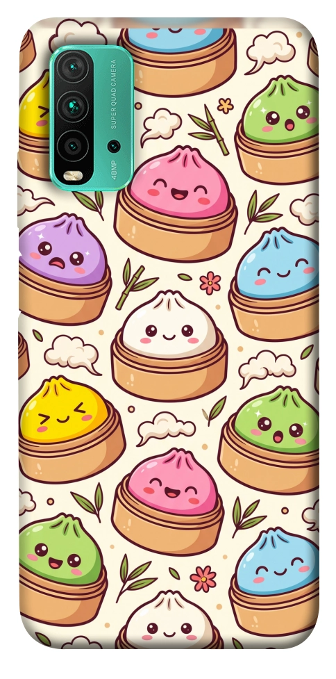 Чехол Pattern dumpling для Xiaomi Redmi Note 9 4G