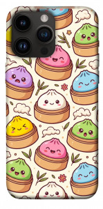 Чехол Pattern dumpling для iPhone 14 Pro Max