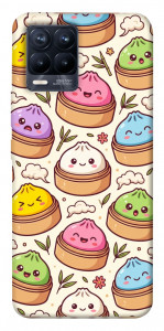 Чехол Pattern dumpling для Realme 8 Pro