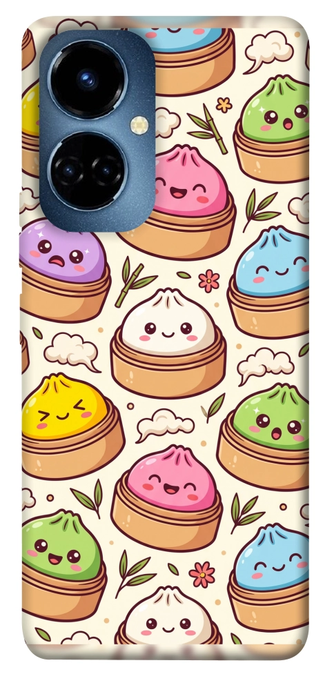 Чехол Pattern dumpling для TECNO Camon 19 Pro (CI8n)