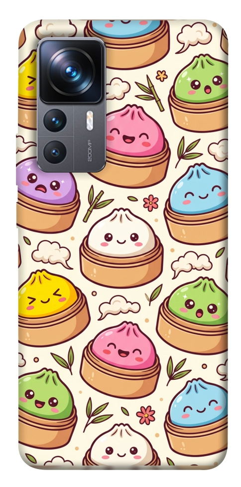 Чехол Pattern dumpling для Xiaomi 12T