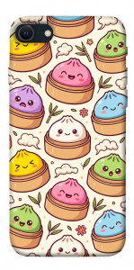 Чехол Pattern dumpling для iPhone SE (2022)