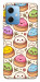 Чехол Pattern dumpling для Xiaomi Redmi Note 12 5G