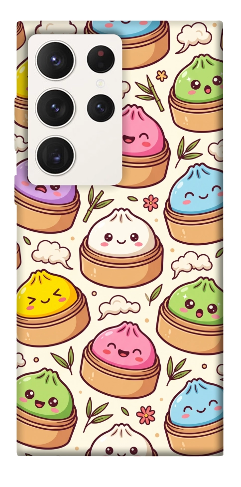 Чехол Pattern dumpling для Galaxy S23 Ultra