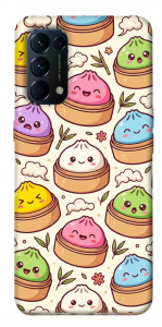 Чехол Pattern dumpling для Oppo Reno 5 4G