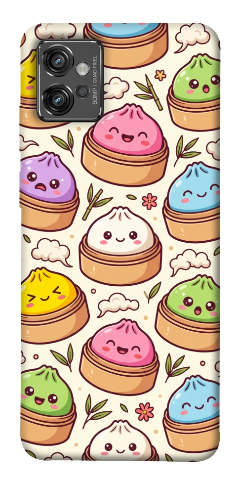Чехол Pattern dumpling для Motorola Moto G32