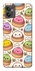 Чехол Pattern dumpling для Motorola Moto G32