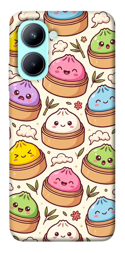 Чехол Pattern dumpling для Realme C33