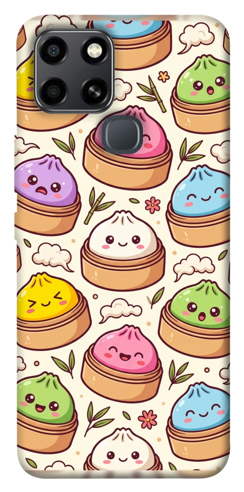 Чехол Pattern dumpling для Infinix Smart 6