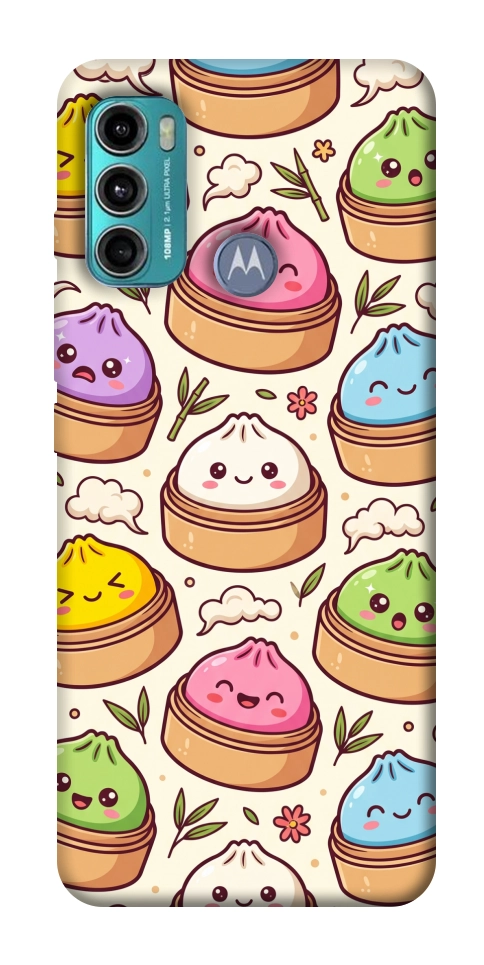 Чехол Pattern dumpling для Motorola Moto G60