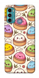 Чехол Pattern dumpling для Motorola Moto G60