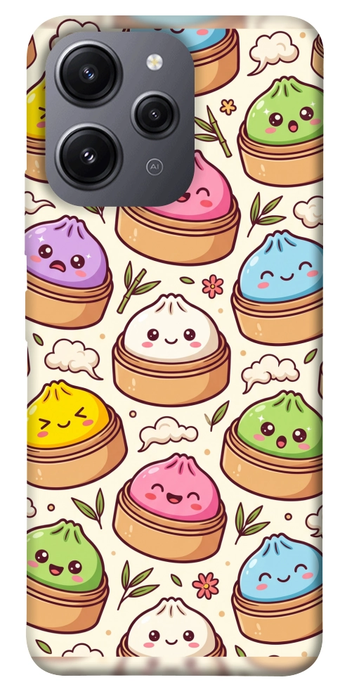 Чехол Pattern dumpling для Xiaomi Redmi 12