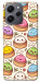 Чехол Pattern dumpling для Xiaomi Redmi 12