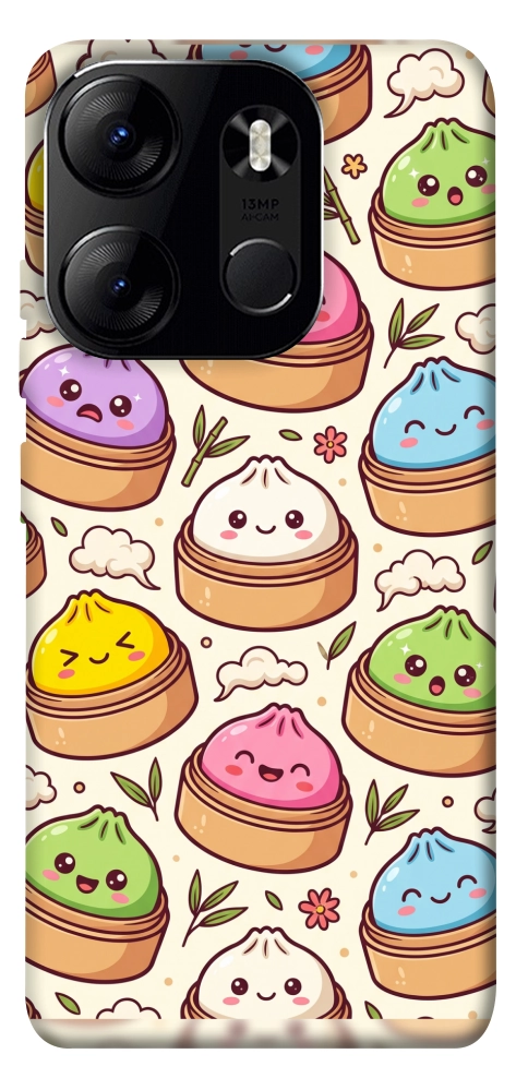 Чехол Pattern dumpling для Tecno Spark Go 2023