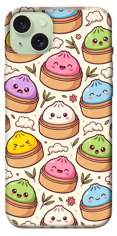Чехол Pattern dumpling для iPhone 15 Plus