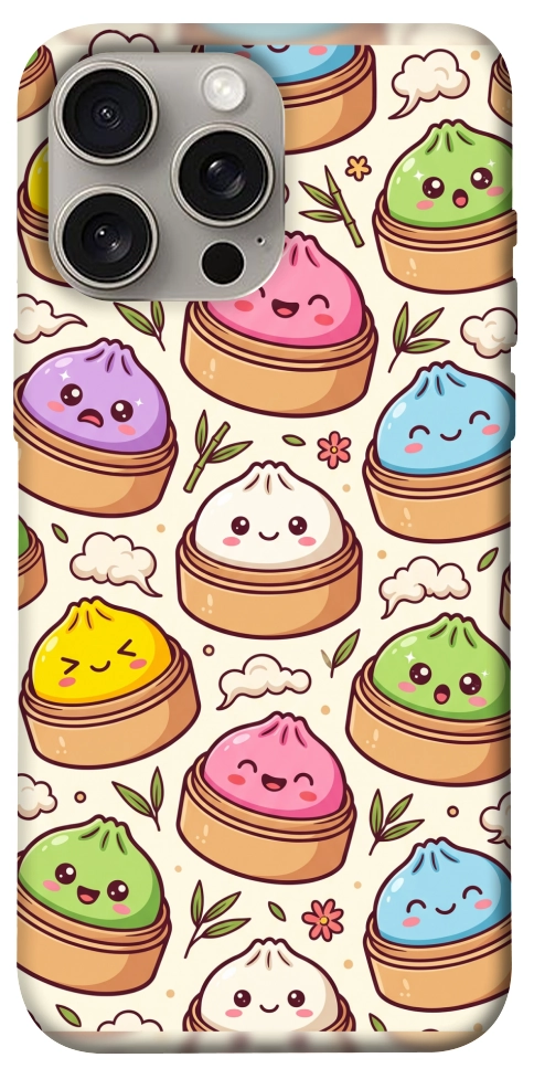 Чехол Pattern dumpling для iPhone 15 Pro Max