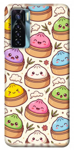 Чехол Pattern dumpling для TECNO Camon 17 Pro
