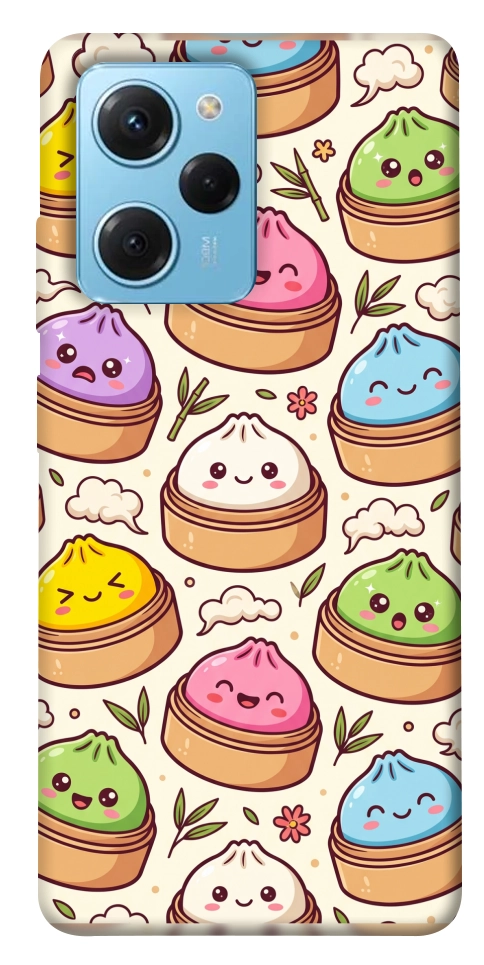 Чехол Pattern dumpling для Xiaomi Poco X5 Pro 5G