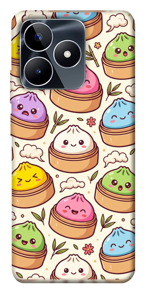 Чехол Pattern dumpling для Realme C53